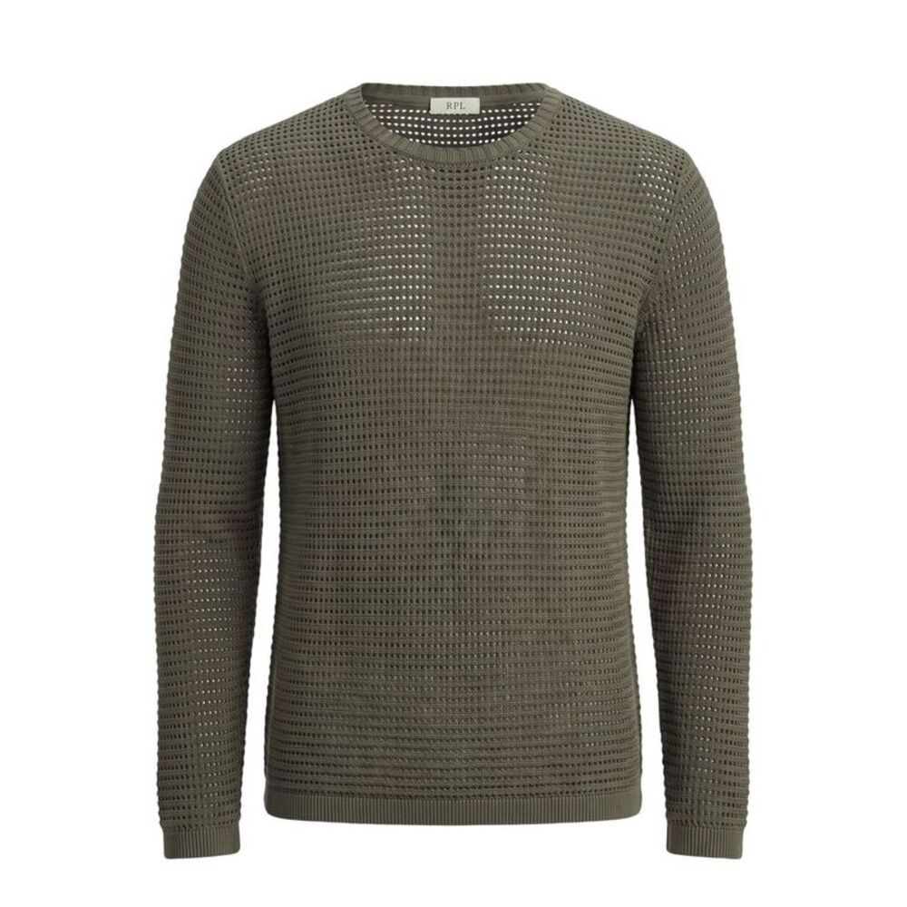 Roberto Pepe Luxury Green Cotton Men Men's Sweater